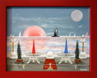 PRODÁNO. Viktor Preiss - Večírek - originál